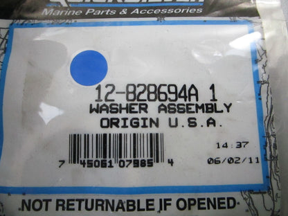 *NEW OEM* 0810 Mercury Quicksilver Washer Assembly 12-828694A 1