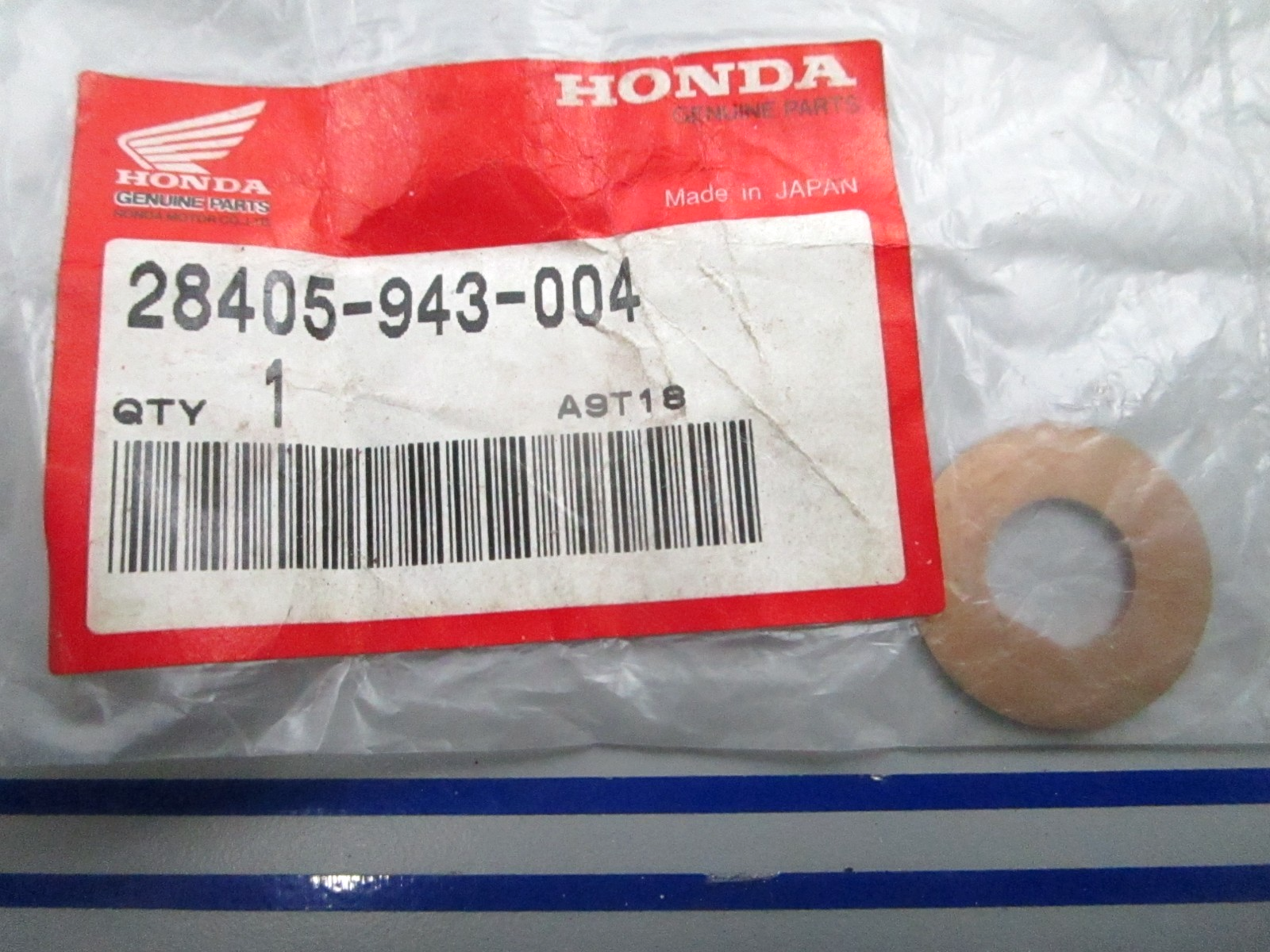 *NEW OEM* 0810 Honda Friction Washer 28405-943-004
