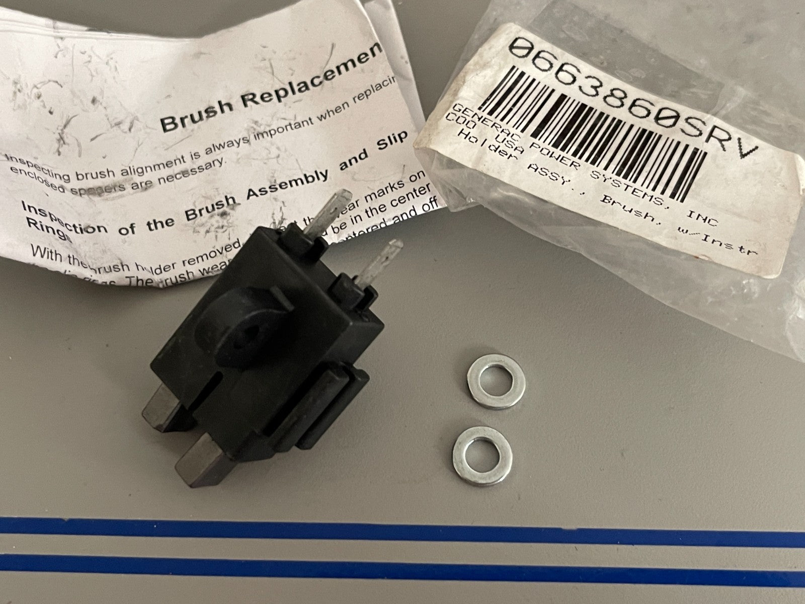 *NEW OEM* 0720 Generac Brush Holder 0663860SRV