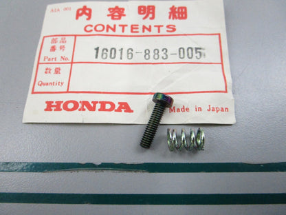 NEW OEM 16016-883-005 Honda Screw Set 0810
