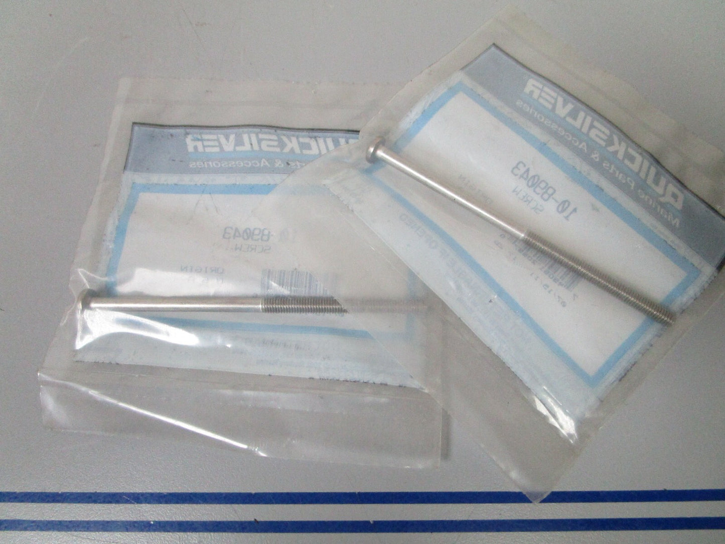 *NEW OEM* (LOT OF 2) 0810 Mercury Quicksilver Screw 10-89043