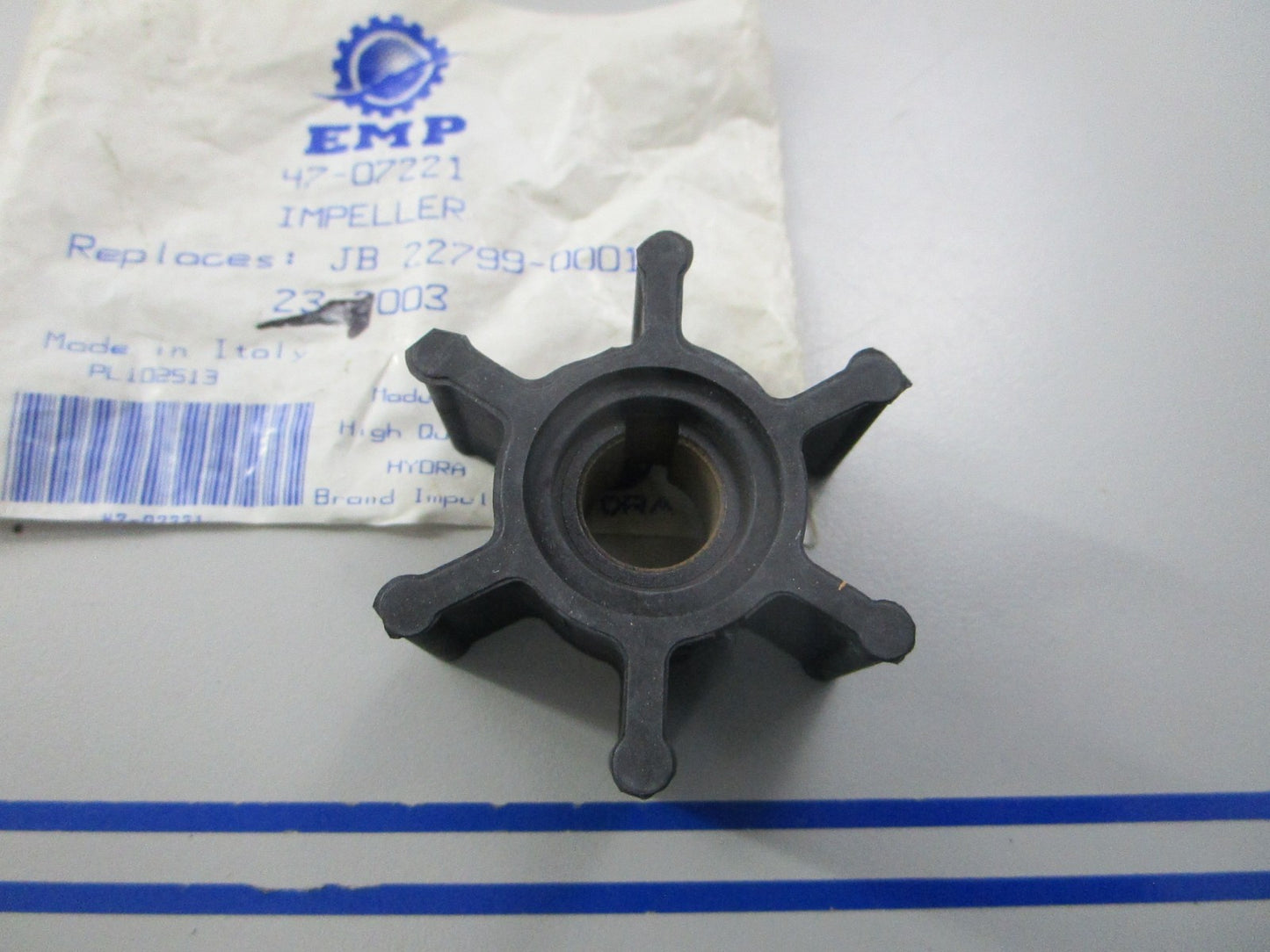 NEW 47-07221 Replaces: Jabsco 22799-0001 EMP Impeller 0810