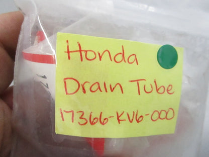 NEW OEM 17366-KV6-000 Honda Drain Tube 0810