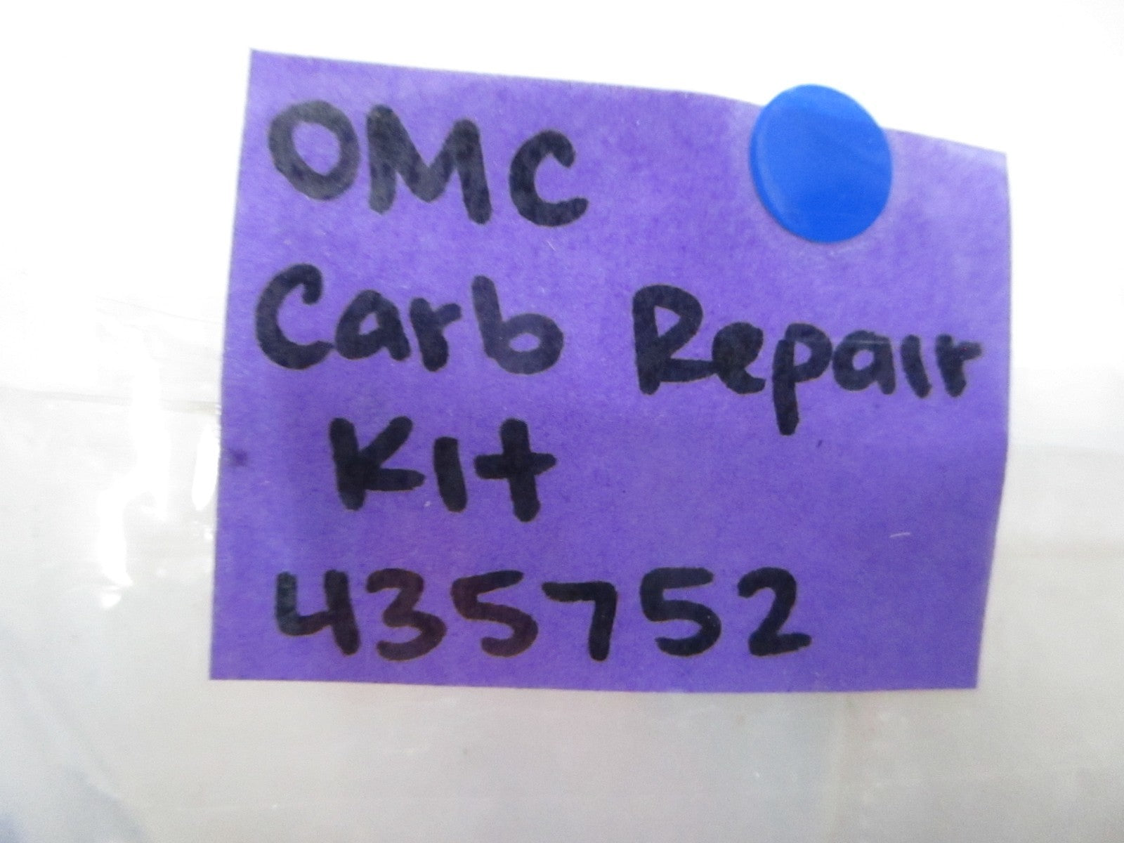 *NEW OEM* 0810 OMC Johnson Evinrude Carburetor Repair Kit 435752 0435752