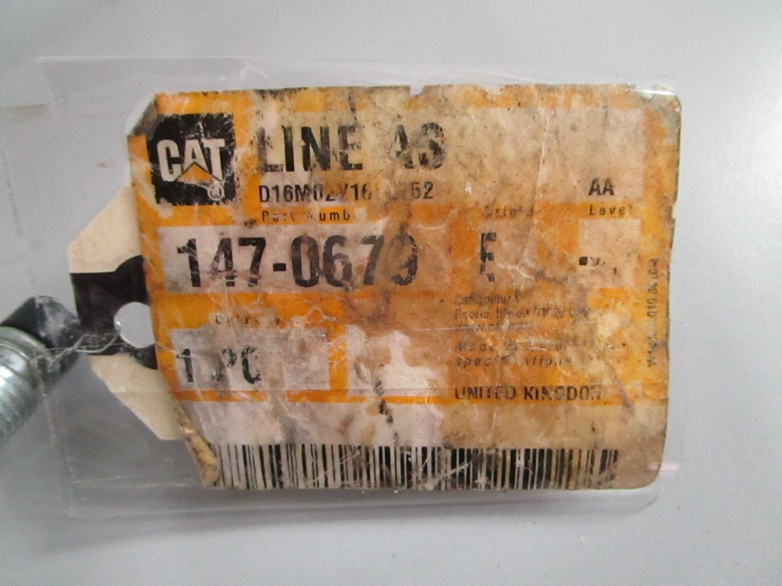 NEW OEM 147-0679 CAT Fuel Line Assy 0820
