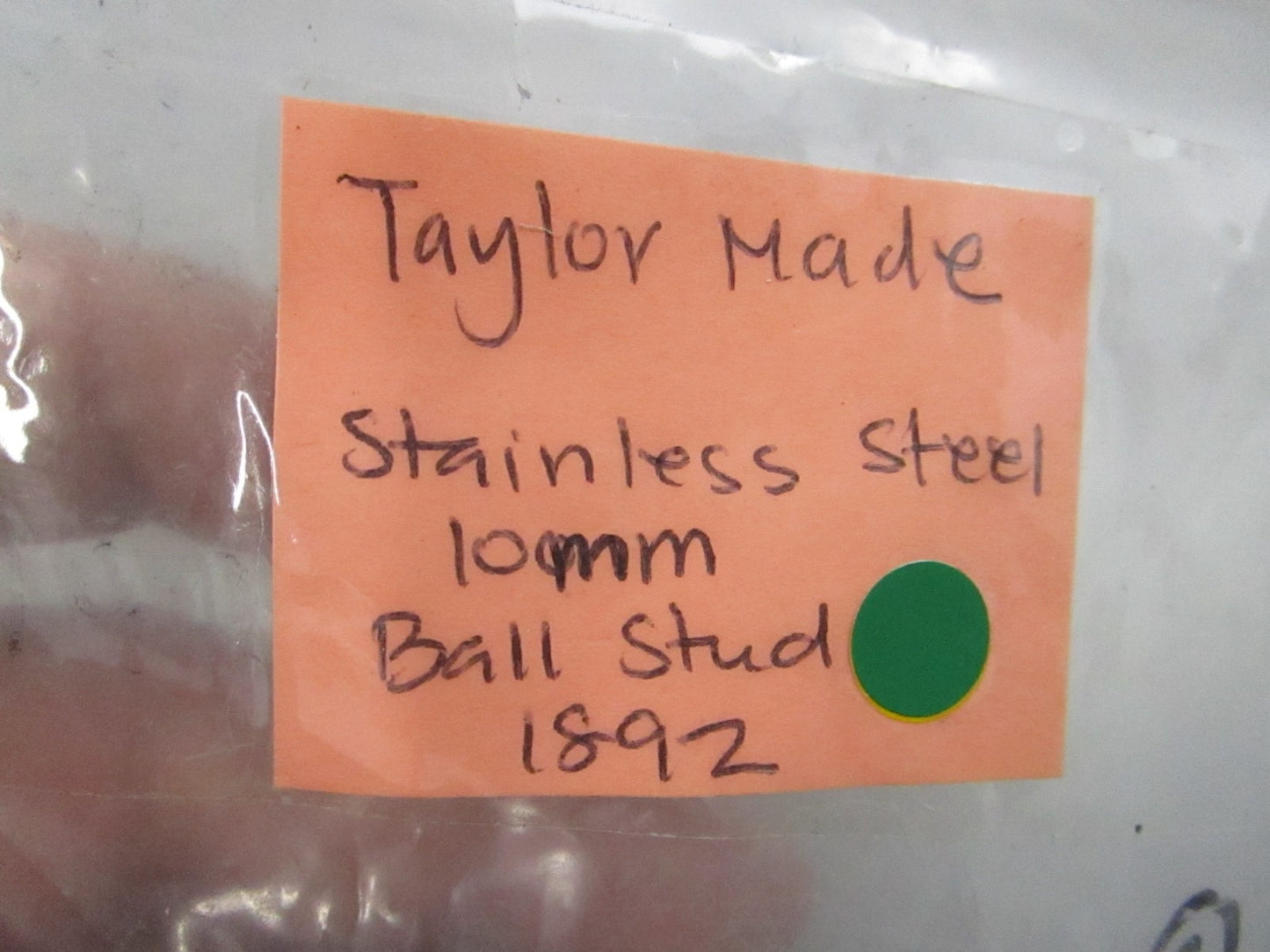 NEW 1892 Taylor Made Stainless Steel 10mm Ball Stud 0810