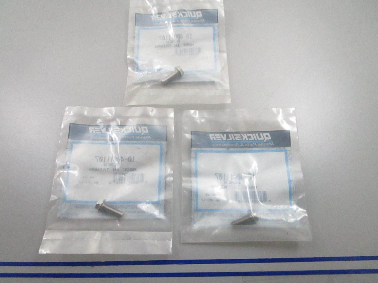 *NEW OEM* (LOT OF 3) 0810 Mercury Quicksilver Screw 10-40011107