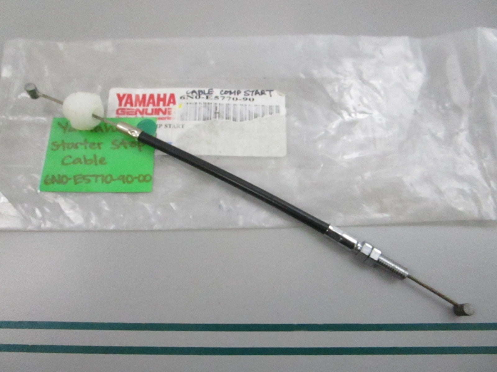 NEW OEM 6N0-E5770-90-00 Yamaha Starter Stop Cable 0810