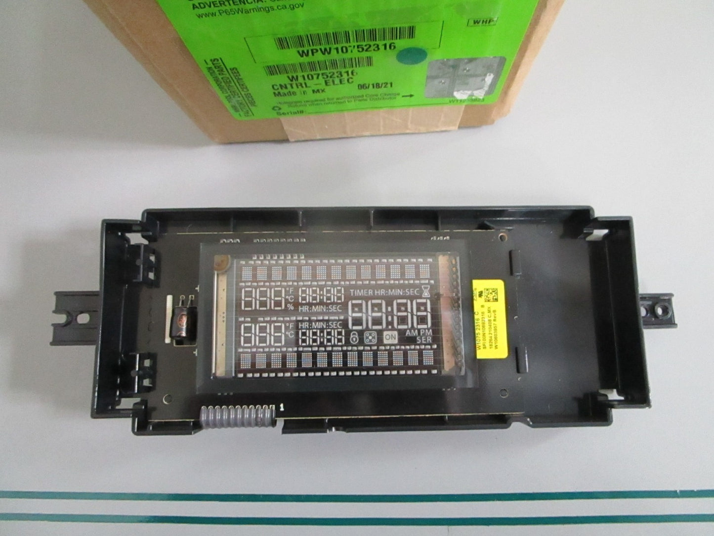 Whirlpool WPW10752316 NEW OEM Range Oven Electronic Control Board NOS Part 0820