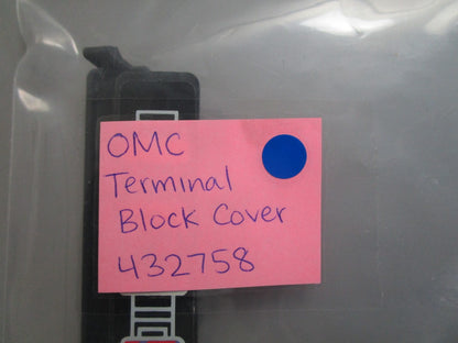 *NEW OEM* 0810 OMC Johnson Evinrude Terminal Block Cover 432758 0432758
