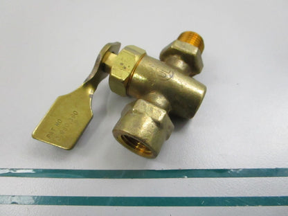 Tempo NEW Fuel Shut Off Valve 1/4" NPT Brass Male Female 140010 NOS 0810