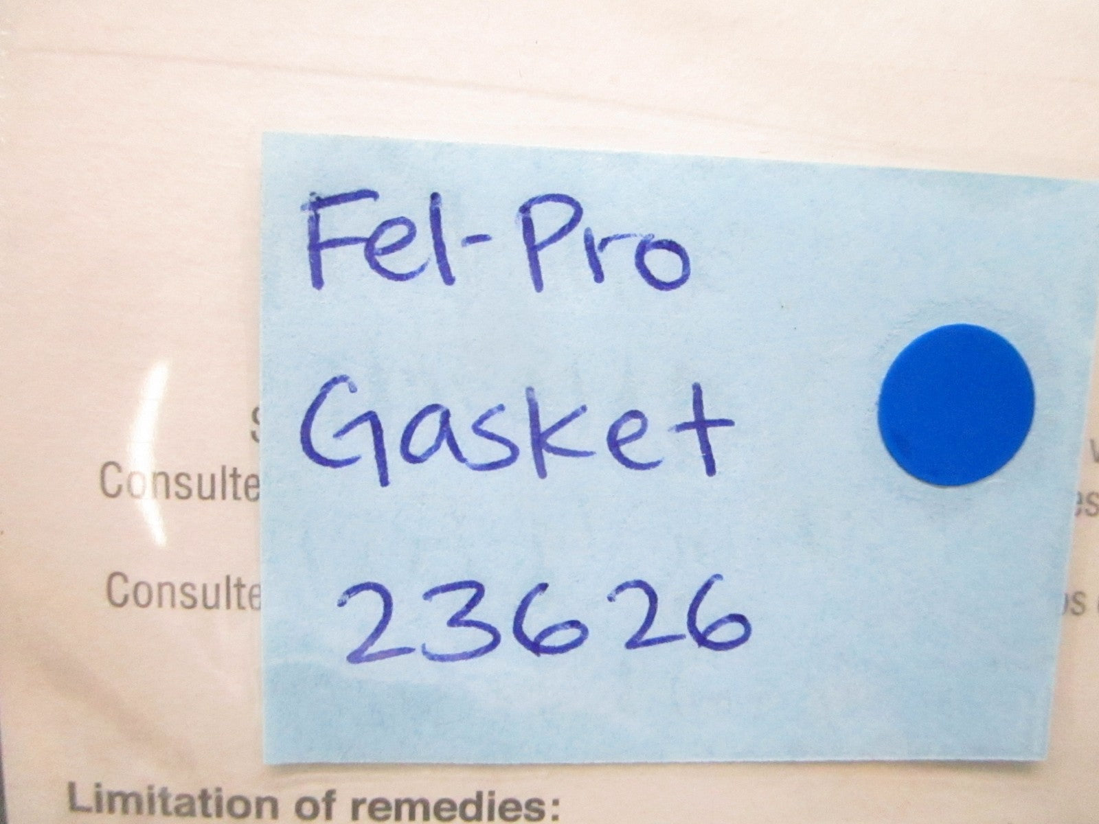 *NEW* 0810 Fel-Pro Gasket 23626