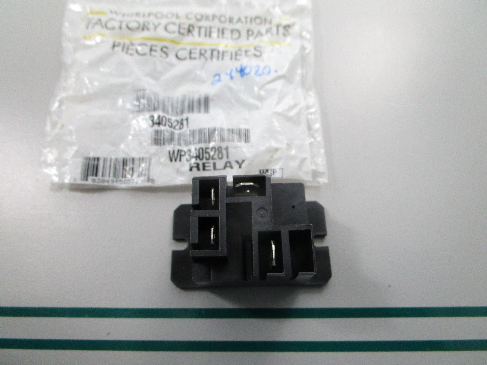 NEW OEM WP3405281 Whirlpool Relay 0810