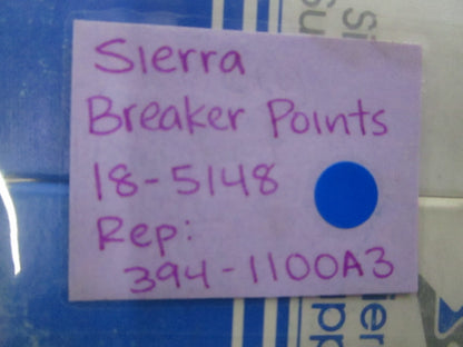 *NEW* 0810 Sierra Breaker Points 18-5148 Replaces: 394-1100A3