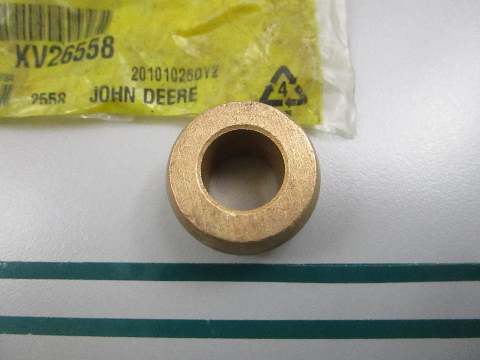 John Deere NEW OEM Bushing KV26558 240 250 260 313 317 318 320 323 Skid NOS 0810