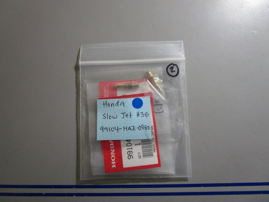 *NEW OEM* 0810 Honda Slow Jet #38 99104-MAZ-0380