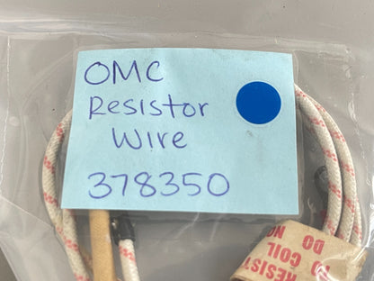 *NEW OEM* 0810 OMC Johnson Evinrude Resistor Wire 378350 0378350
