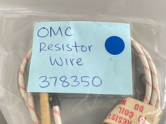 *NEW OEM* 0810 OMC Johnson Evinrude Resistor Wire 378350 0378350