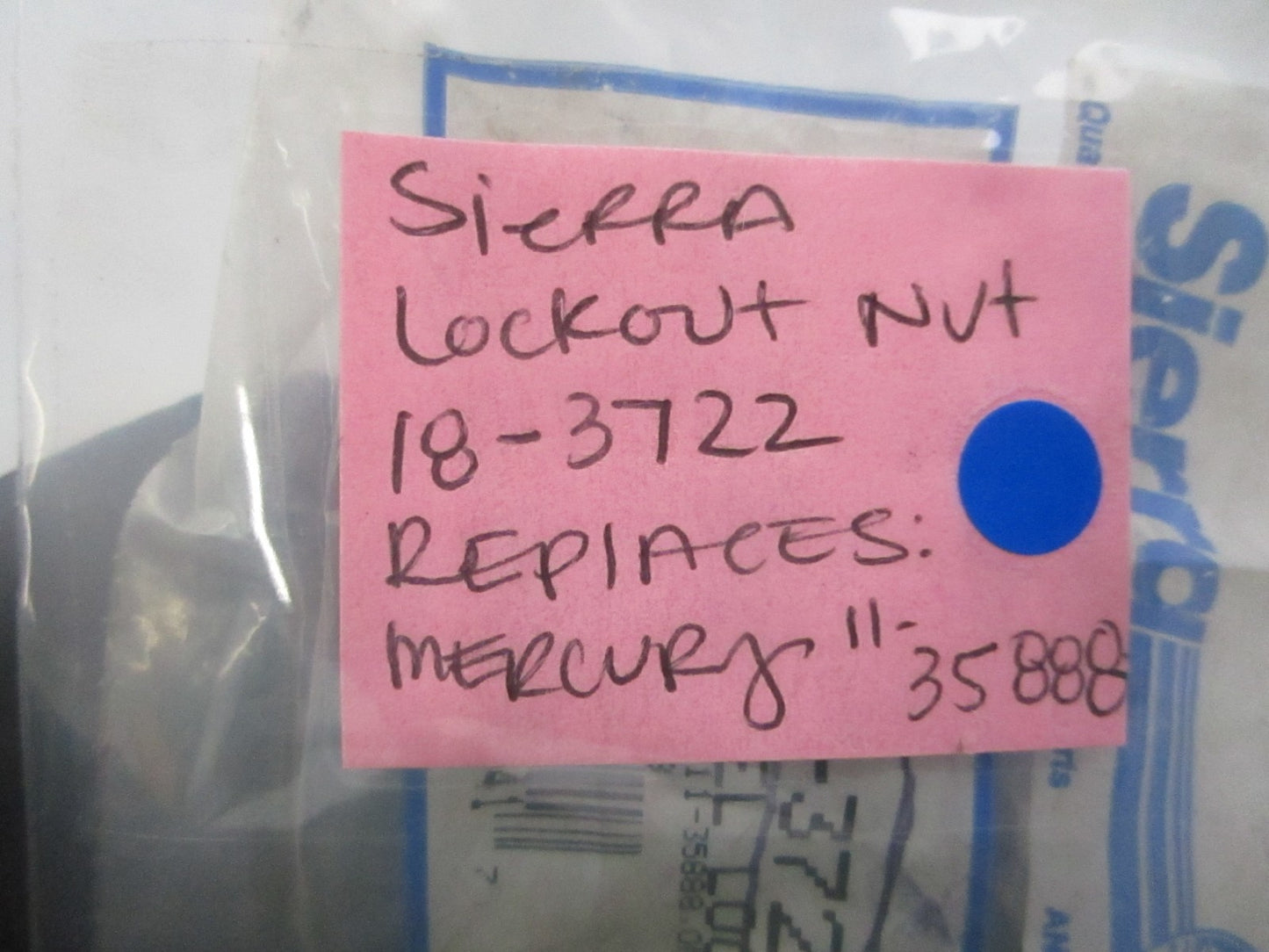*NEW* (LOT OF 3) 0810 Sierra Lockout Nut 18-3722 Replaces: Mercury 11-35888