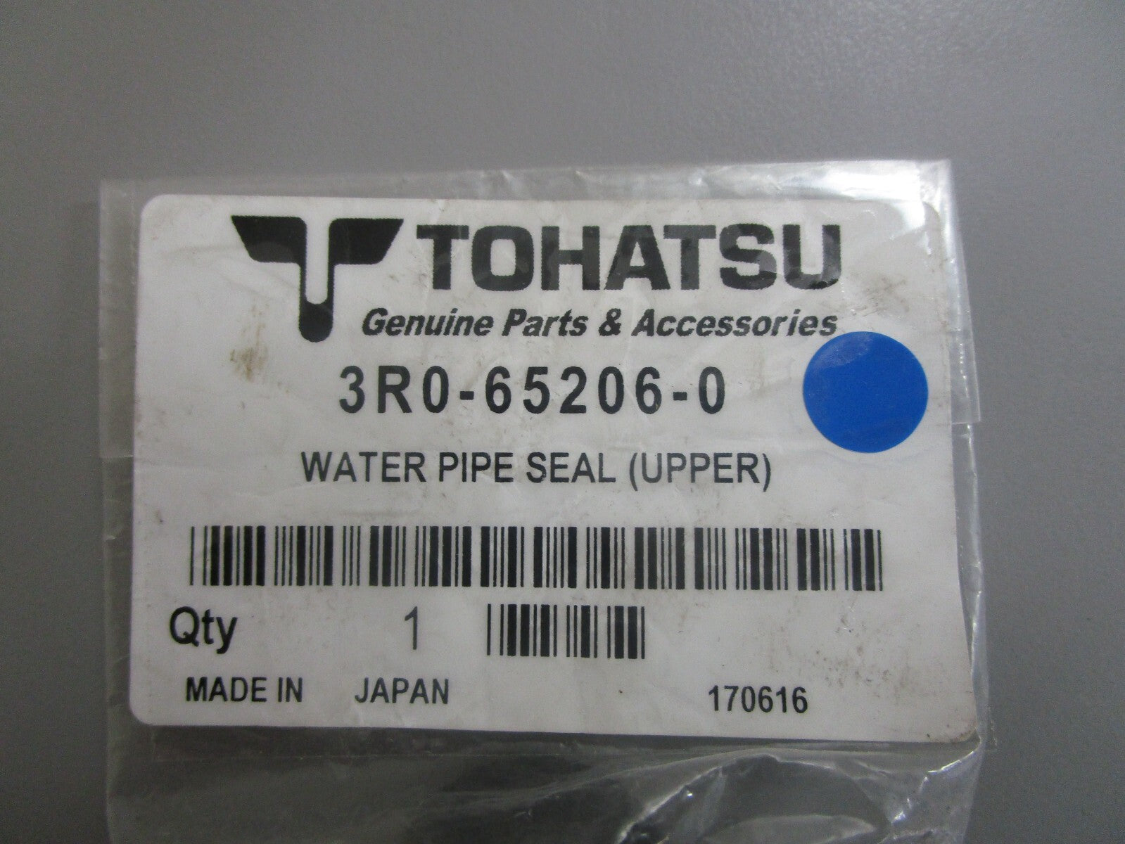 *NEW OEM* 0810 Tohatsu Upper Water Pipe Seal 3R0-65206-0 3R0652060