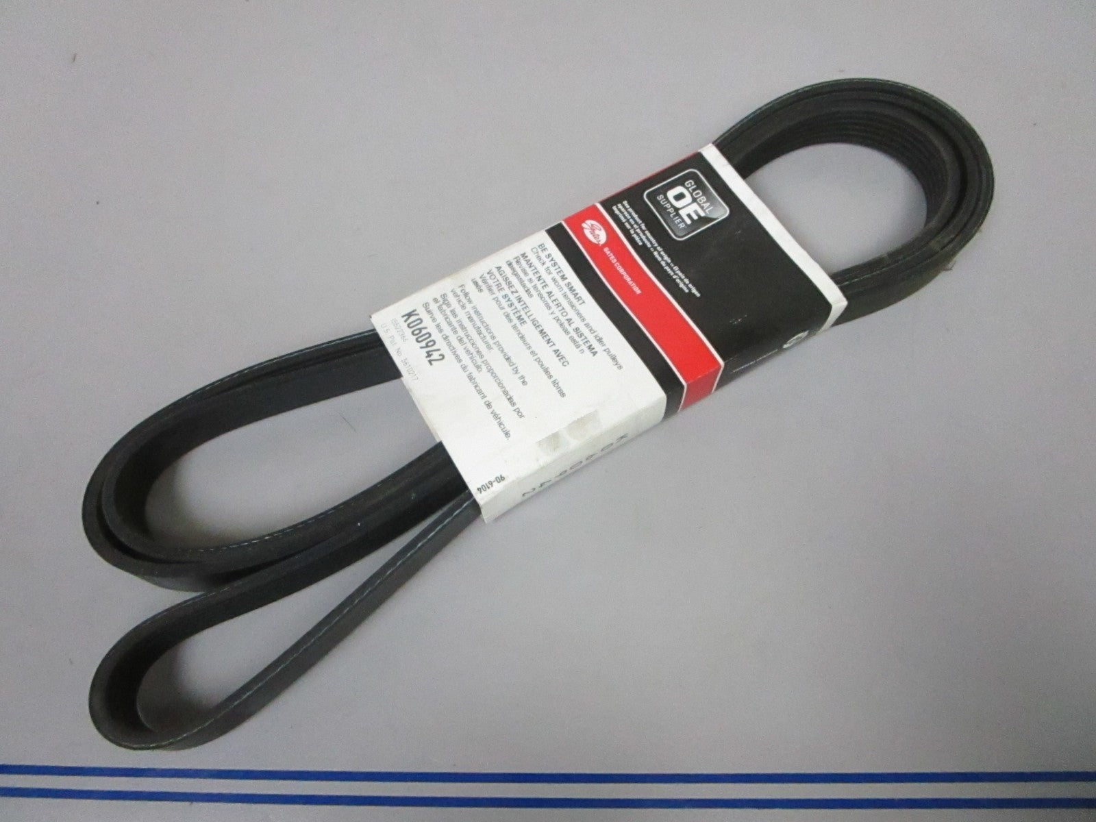 NEW K060942 Gates Micro-V 13/16" x 94 ¾" Serpentine Belt 0720