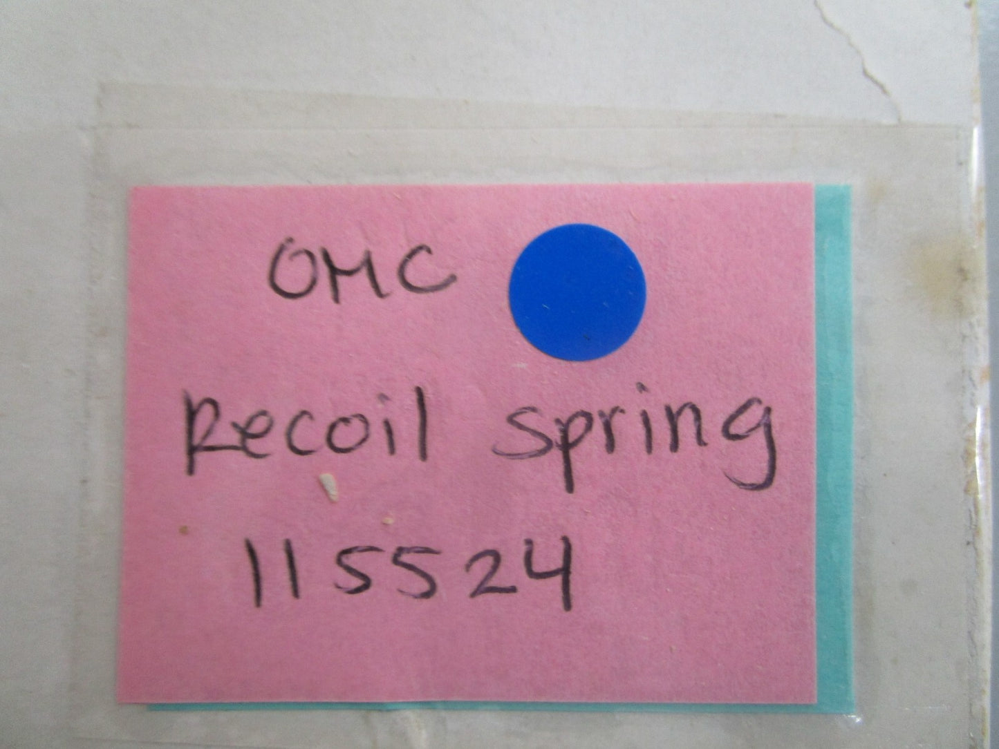 *NEW OEM* 0810 OMC Johnson Evinrude Recoil Spring 115524 0115524