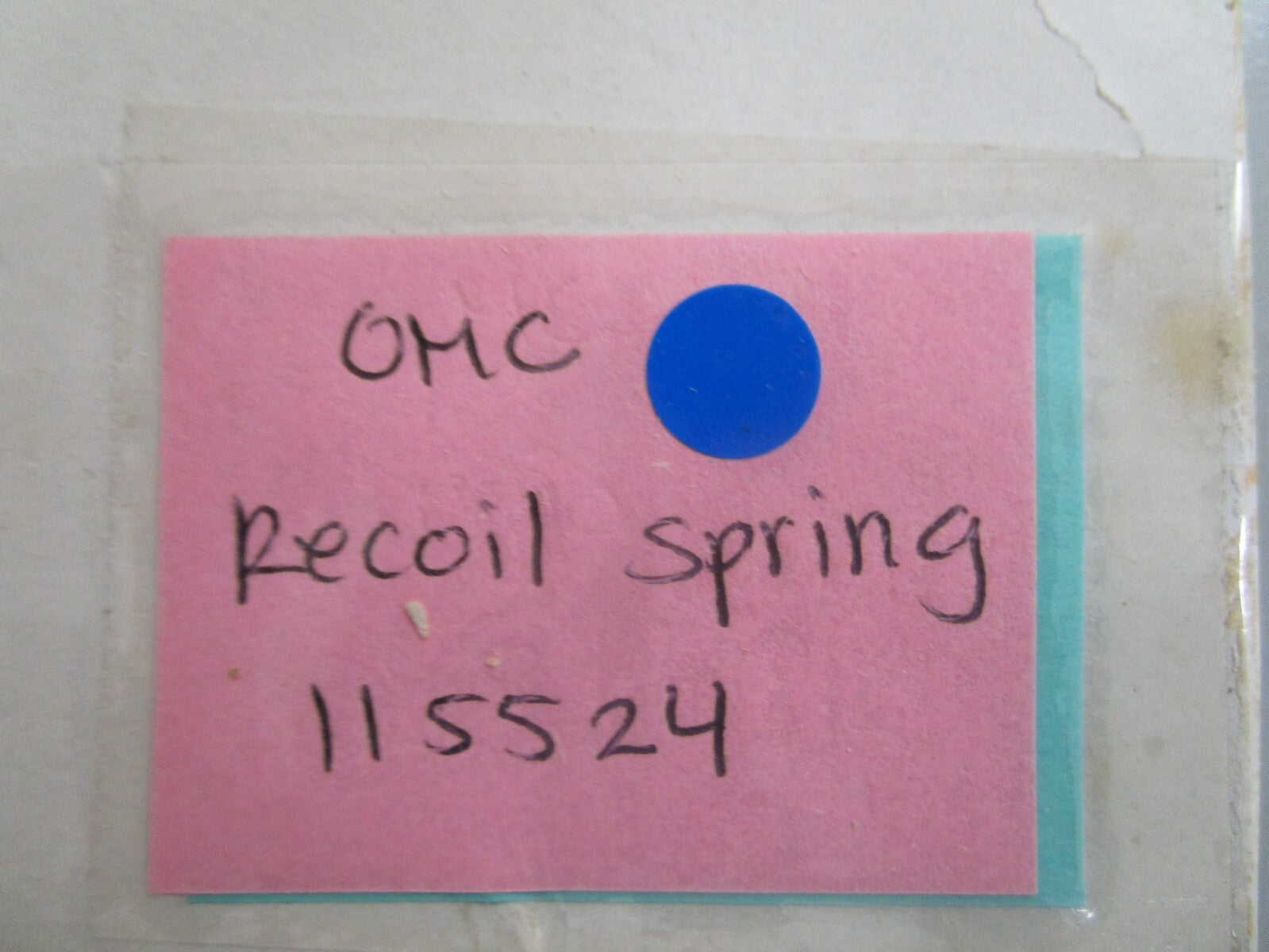 *NEW OEM* 0810 OMC Johnson Evinrude Recoil Spring 115524 0115524