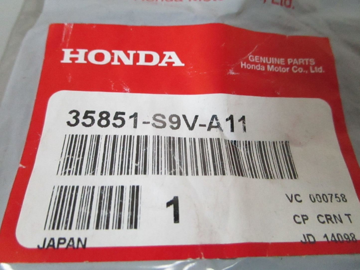 NEW OEM 35851-S9V-A11 Honda Bulb 0810