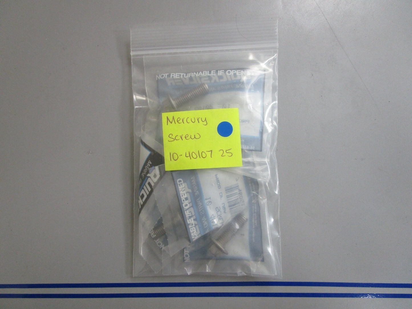 *NEW OEM* (LOT OF 4) 0810 Mercury Quicksilver Screw 10-4010725