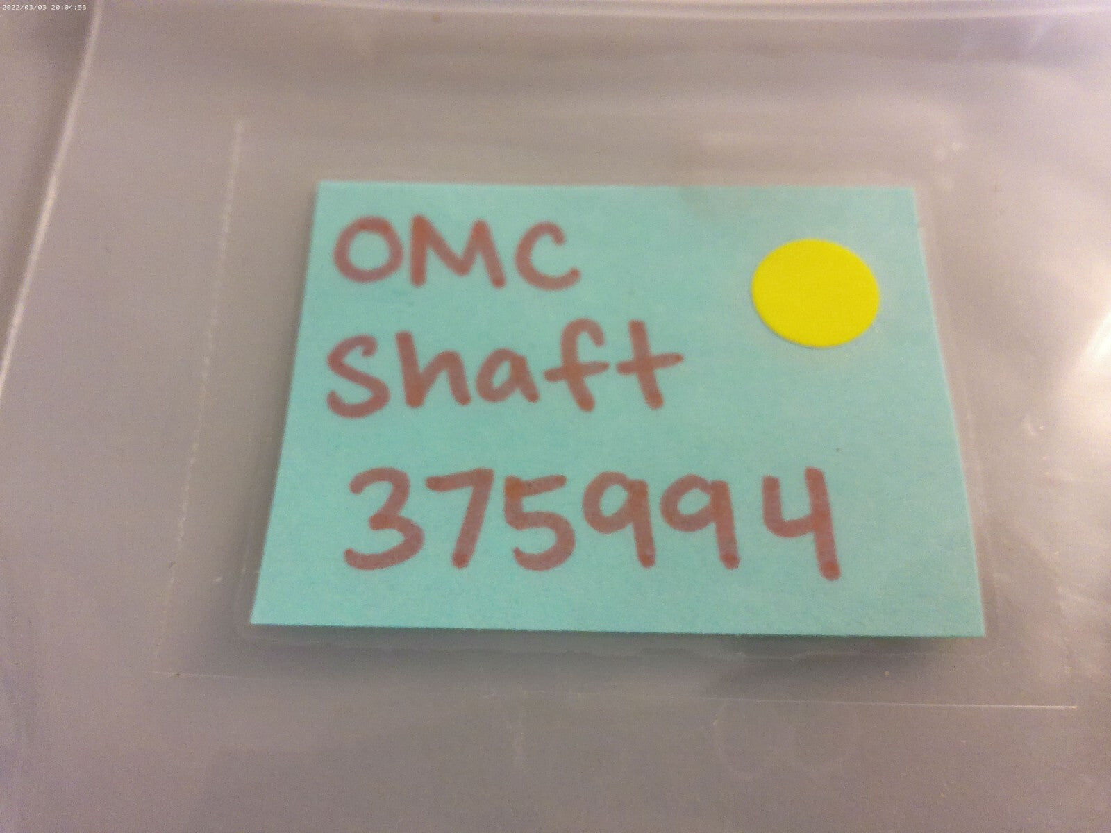 *NEW OEM* 0750 OMC Johnson Evinrude SHAFT 375994 0375991