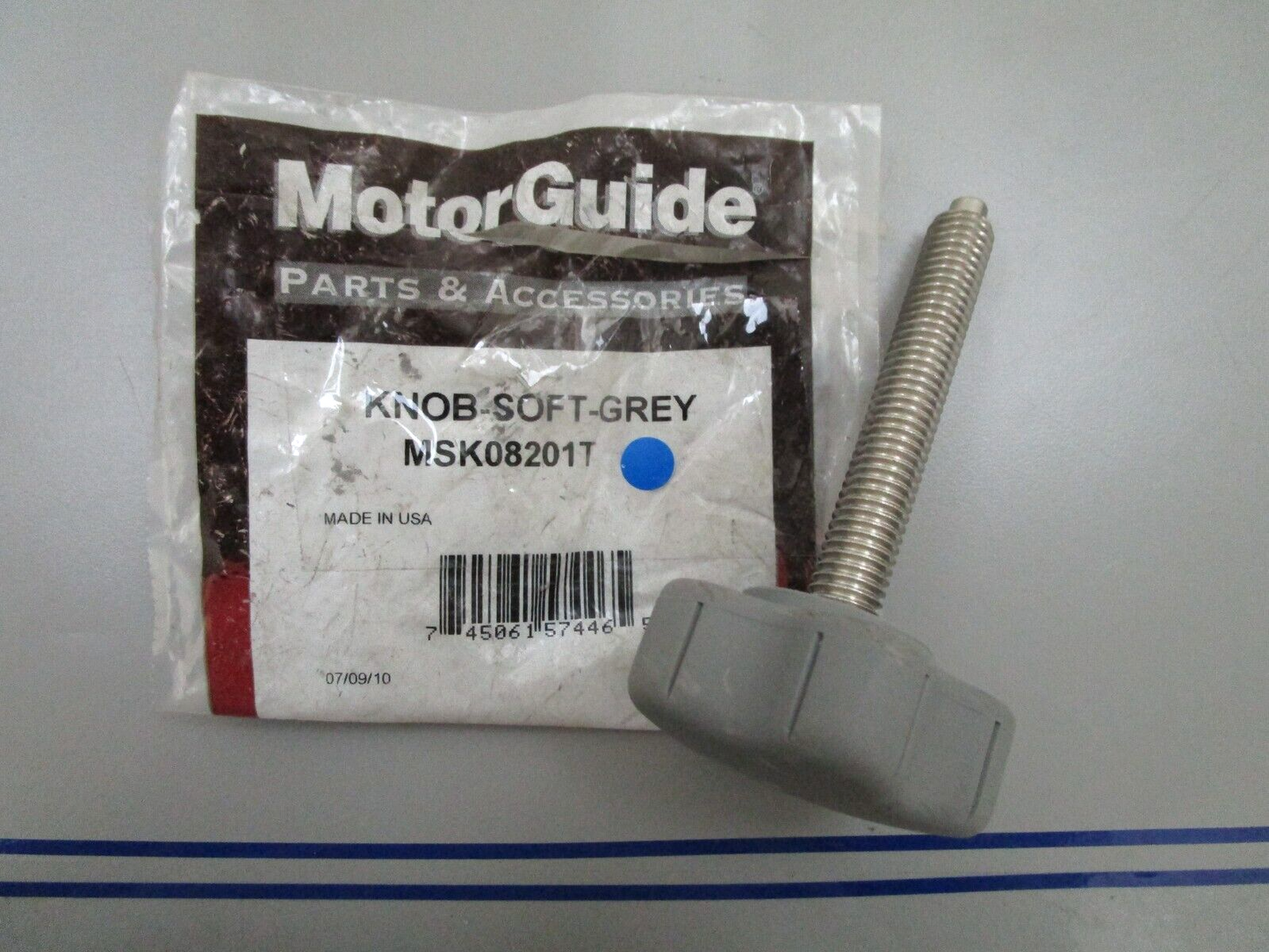 *NEW OEM* 0810 Mercury MotorGuide Grey Soft Knob MSK08201T