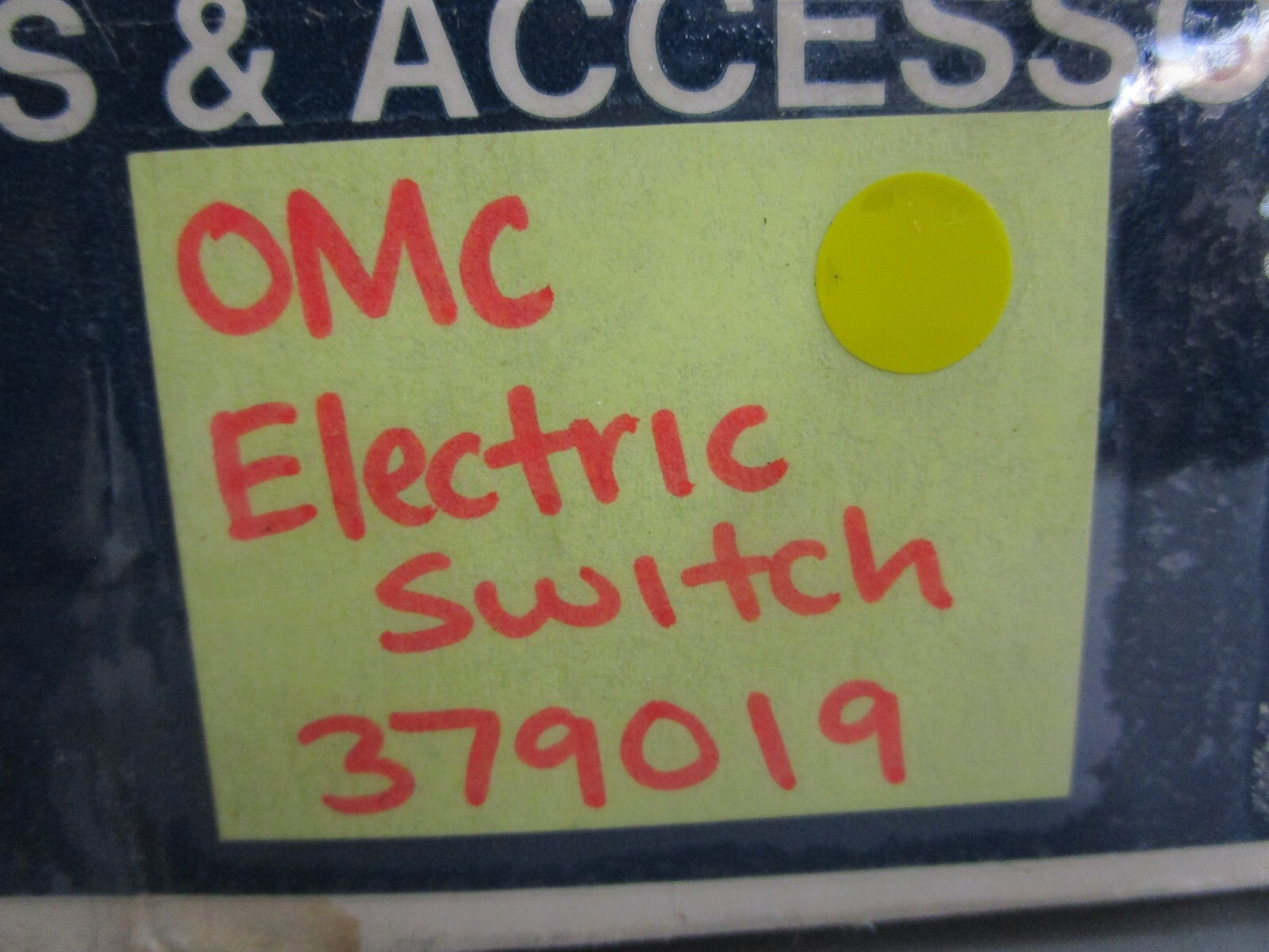 *NEW OEM* 0820 OMC Johnson Evinrude Electric Switch 379019 0379019