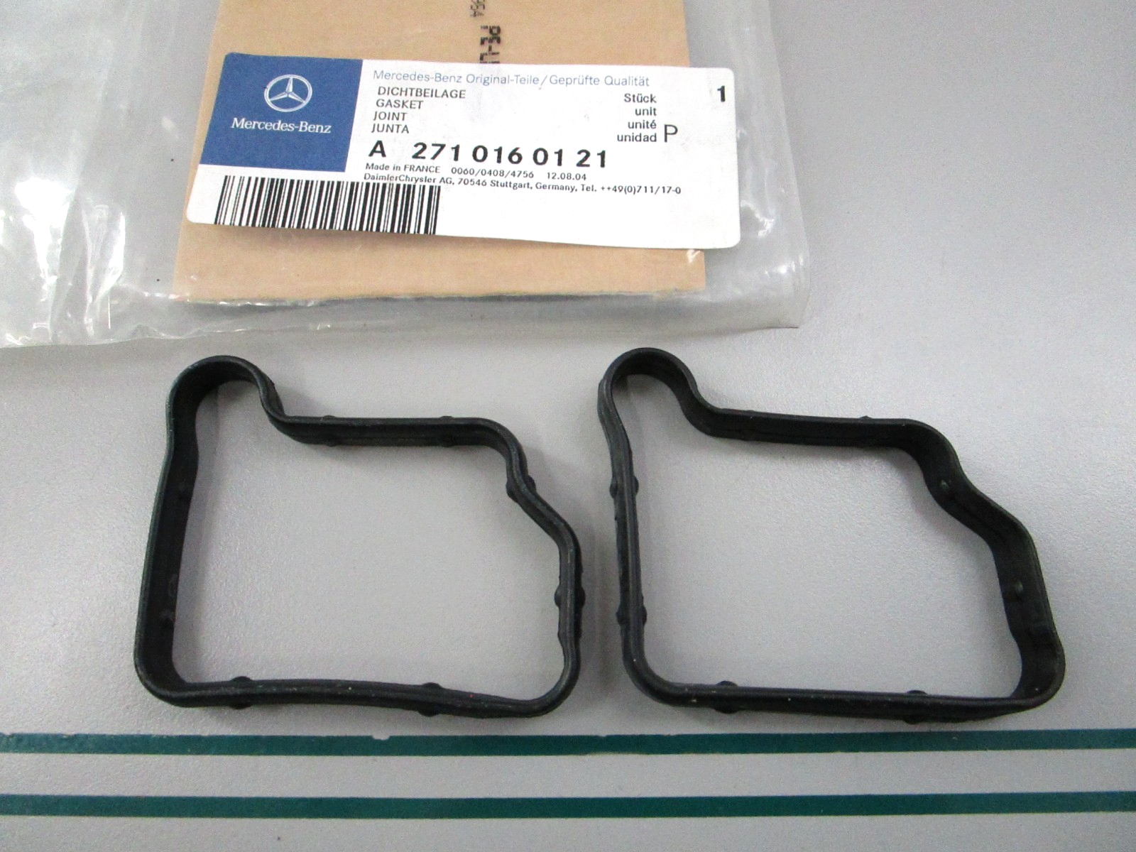 NEW OEM (LOT OF 2) A2710160121 Mercedes-Benz Gasket 0810