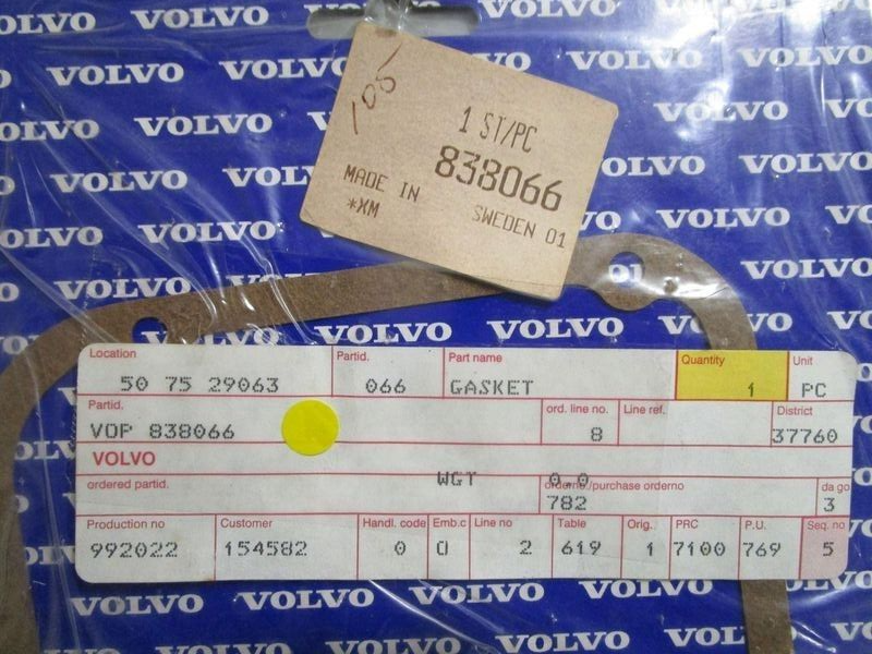 *NEW OEM* 0770 Volvo Penta Gasket 838066