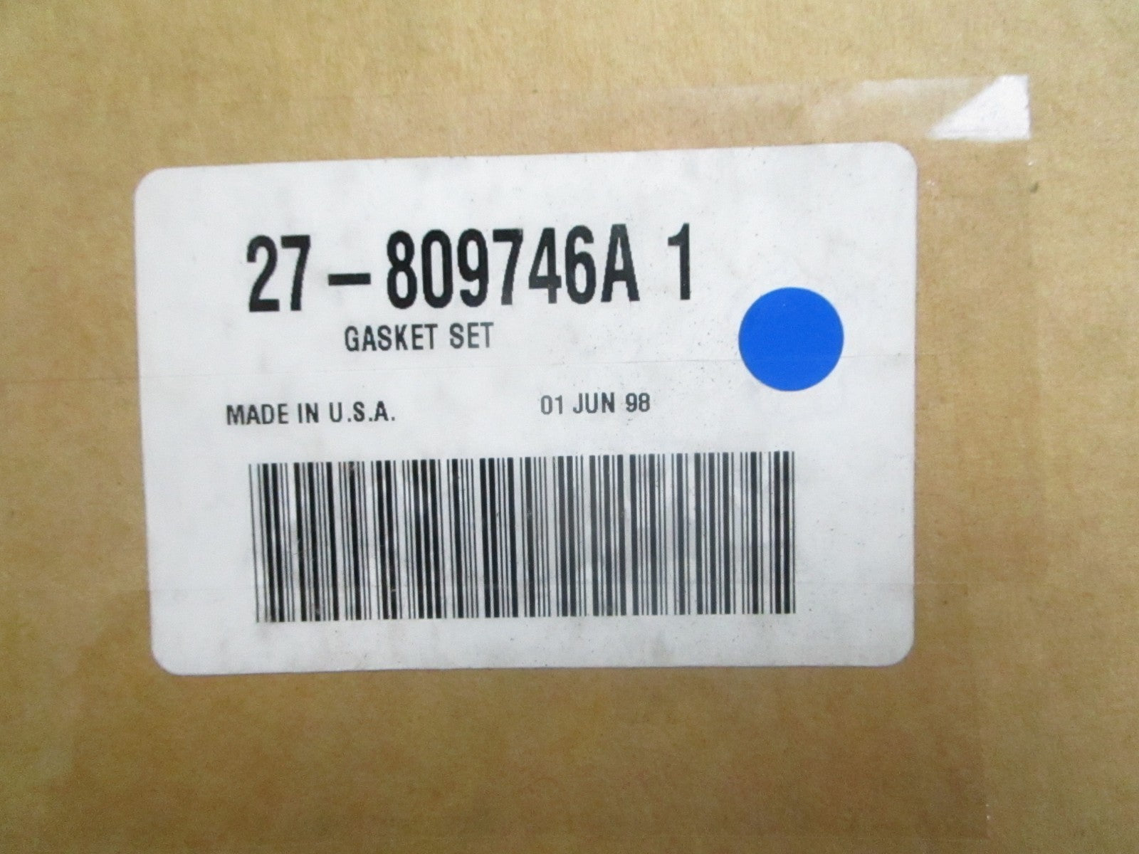 *NEW OEM* 0820 Mercury Quicksilver Gasket Set 27-809746A1