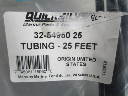 *NEW OEM* 0820 Mercury Quicksilver 25ft. Tubing 32-54950 25