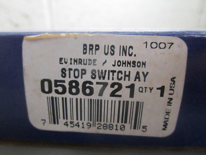 *NEW OEM* 0820 OMC Johnson Evinrude Stop Switch Ay 586721 0586721