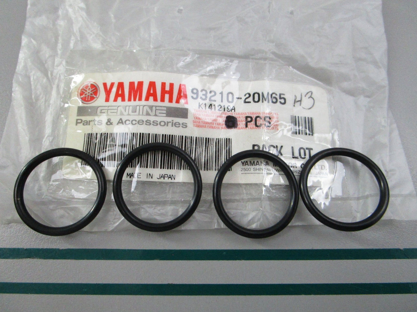 NEW OEM (LOT OF 4) 93210-20M65-00 Yamaha O-Ring 0810