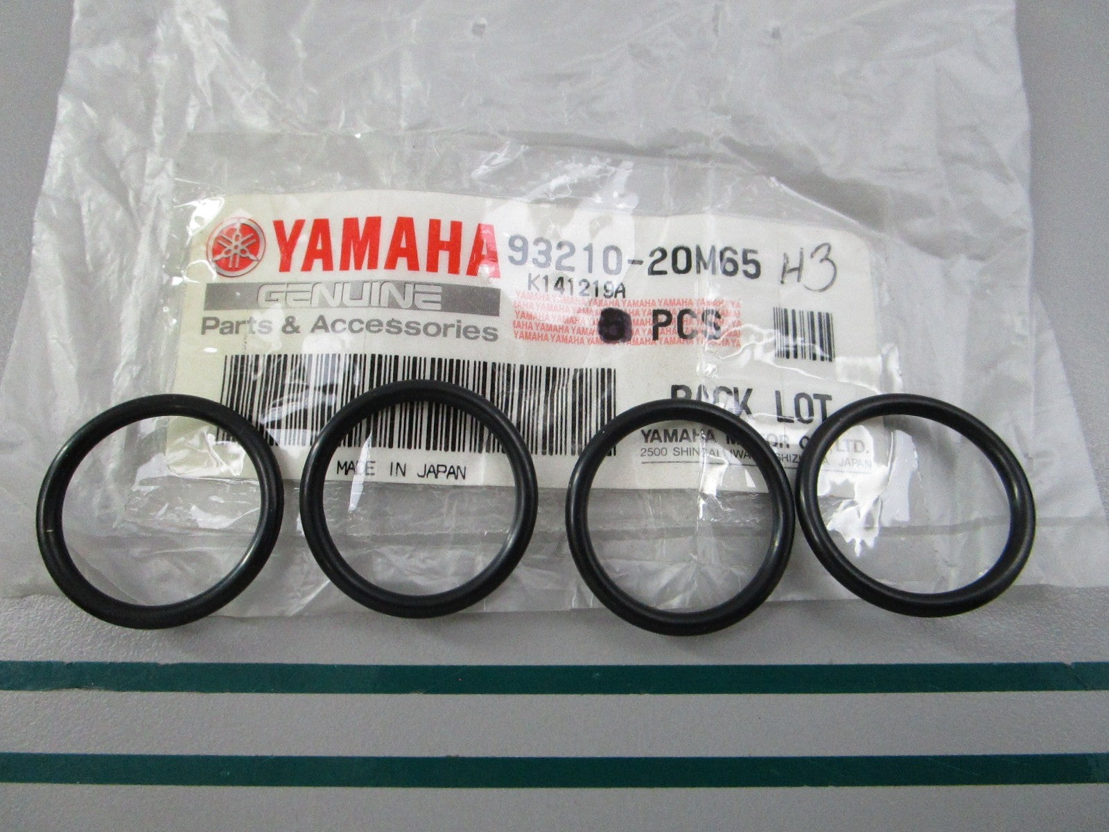 NEW OEM (LOT OF 4) 93210-20M65-00 Yamaha O-Ring 0810