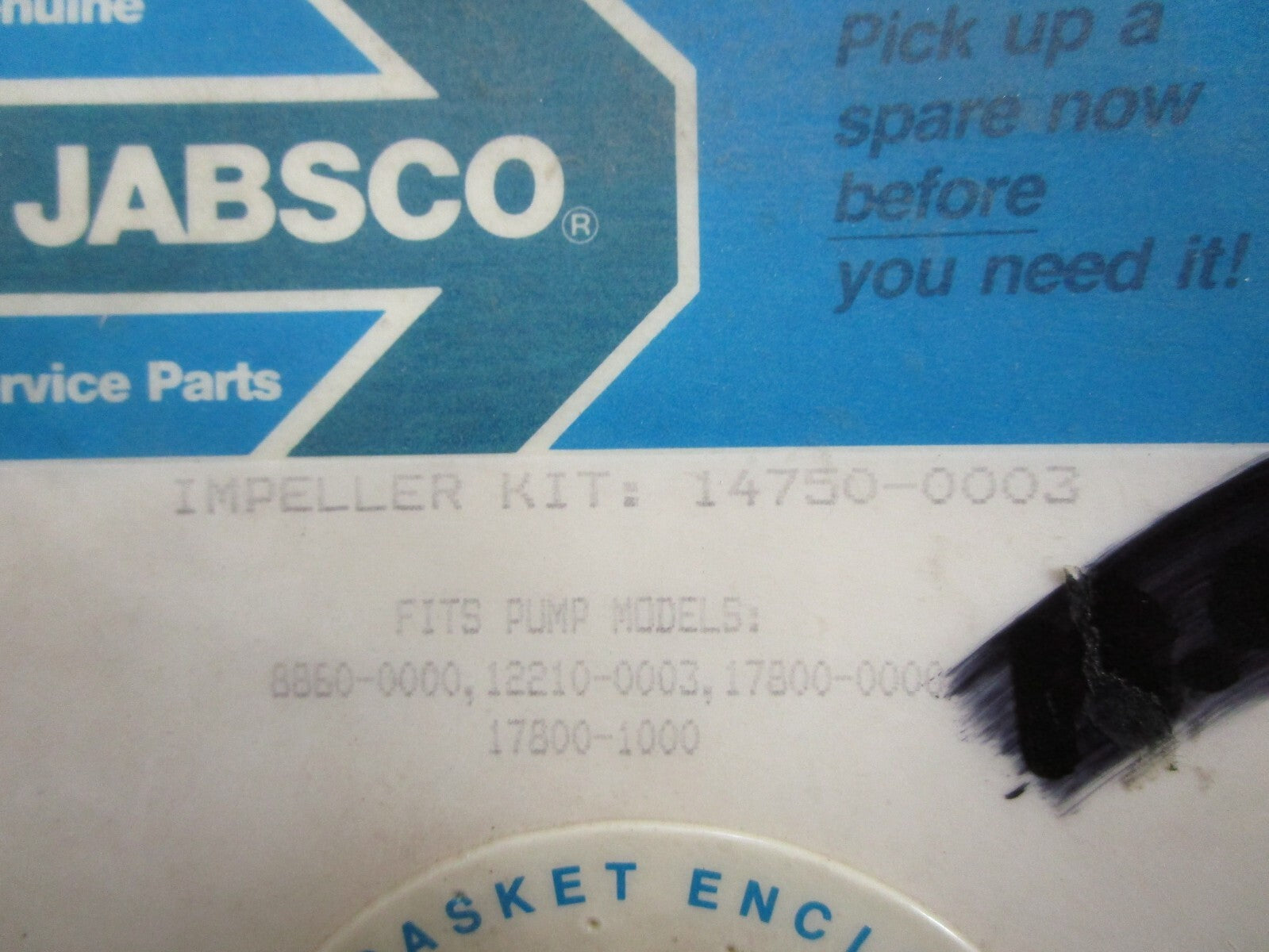 *NEW* 0810 Jabsco Impeller Kit 14750-0003