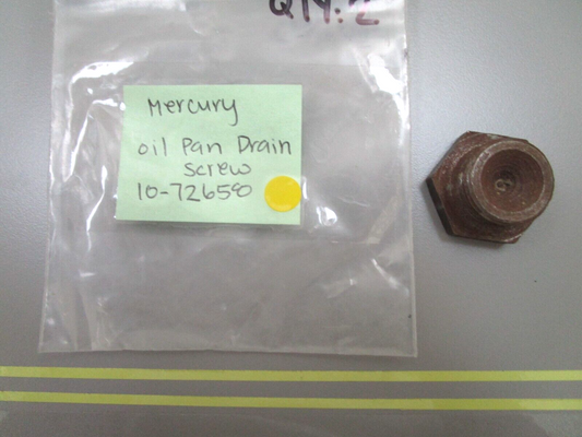 *NEW OEM* 0750 Mercury Quicksilver OIL PAN DRAIN 10-72658