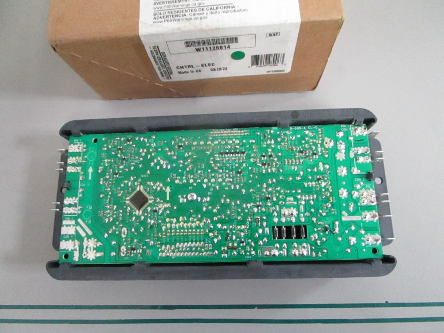 Whirlpool NEW OEM Gas Range Control Board W11126814 NOS Black Factory Part 0820