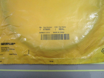 *NEW* 0750 Caterpillar SEAL 8T6690