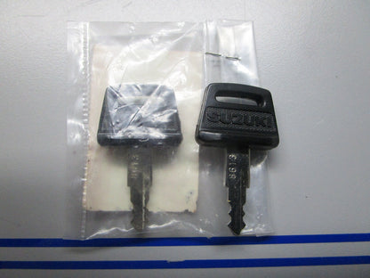 *NEW OEM* (LOT OF 2) 0810 Suzuki (8613) Ignition Key 37141-93350