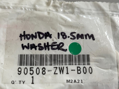 NEW OEM 90508-ZW1-B00 Honda 18.5mm Washer 0810