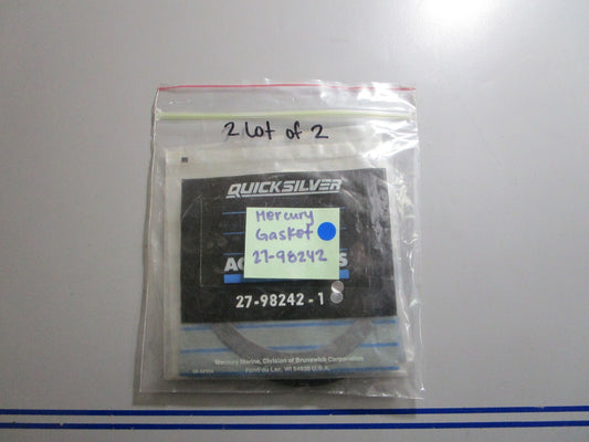 *NEW OEM* (LOT OF 2) 0810 Mercury Quicksilver Gasket 27-98242