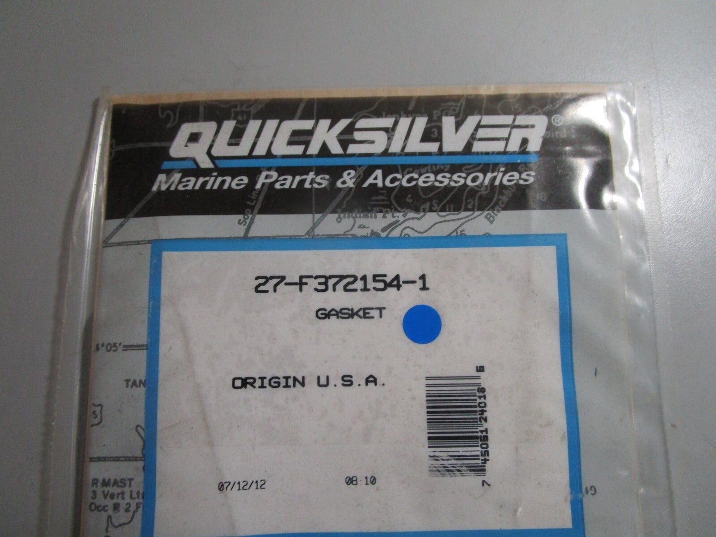 *NEW OEM* 0810 Mercury Quicksilver Gasket 27-F372154-1