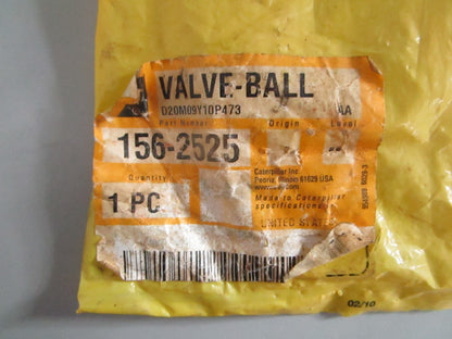 NEW OEM 156-2525 CAT Ball Valve 0820