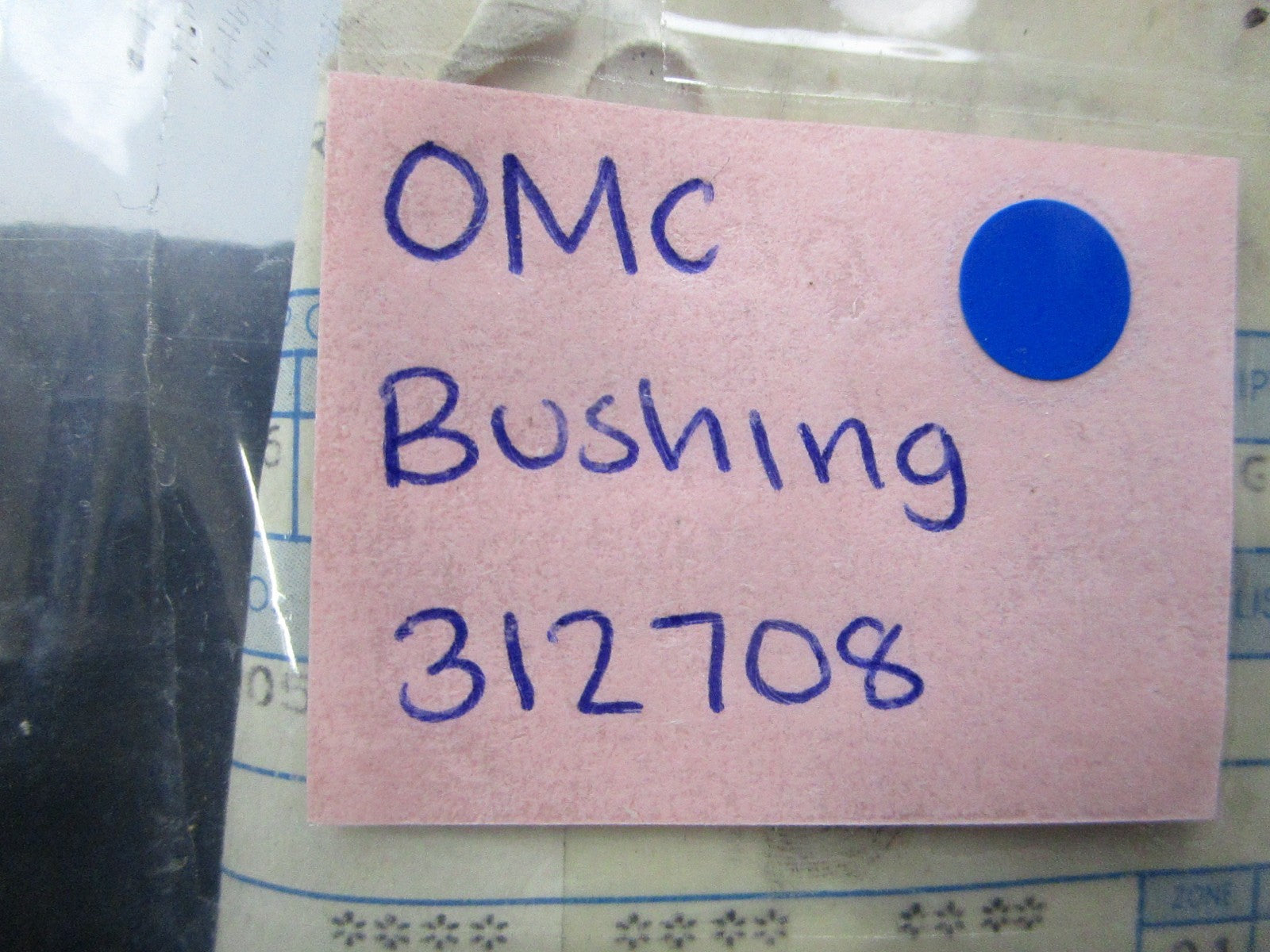 *NEW OEM* 0810 OMC Johnson Evinrude Bushing 312708 0312708