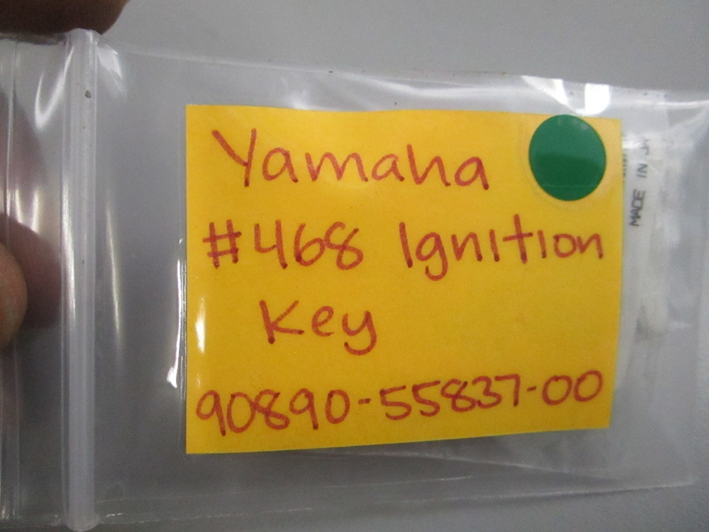 NEW OEM 90890-55837-00 Yamaha #468 Ignition Key 0810